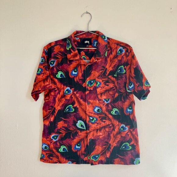 Stussy Other - Stussy peacock shirt - Medium